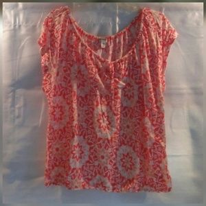 ☀Old Navy Orange Blouse- Size XL